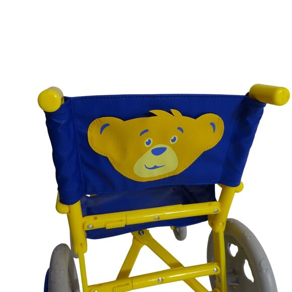 Build A Bear Workshop Wild Wheels Wheelchair Foldable Toy Blue and Yellow - Picture 7 of 8
